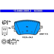 ATE Brake pad set 13.0460-3885.2 - Brake Pads