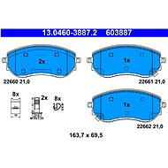 ATE Brake pad set 13.0460-3887.2 - Brake Pads