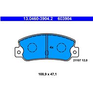 ATE 603904 Brake pad set 13.0460-3904.2 - Brake Pads