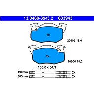 ATE 603943 Brake pad set 13.0460-3943.2 - Brake Pads