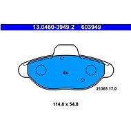 ATE 603949 Brake pad set 13.0460-3949.2 - Brake Pads