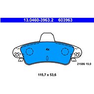 ATE 603963 Brake pad set 13.0460-3963.2 - Brake Pads