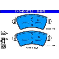 ATE 603978 Brake pad set 13.0460-3978.2 - Brake Pads