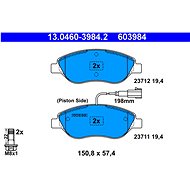 ATE 603984 Brake pad set 13.0460-3984.2 - Brake Pads