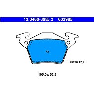 ATE 603985 Brake pad set 13.0460-3985.2 - Brake Pads