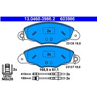 ATE 603986 Brake pad set 13.0460-3986.2 - Brake Pads
