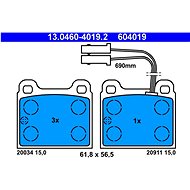 ATE 604019 Brake pad set 13.0460-4019.2 - Brake Pads