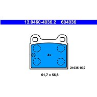 ATE 604036 Brake pad set 13.0460-4036.2 - Brake Pads