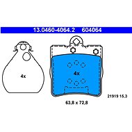 ATE 604064 Brake pad set 13.0460-4064.2 - Brake Pads