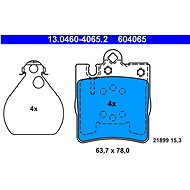 ATE 604065 Brake pad set 13.0460-4065.2 - Brake Pads