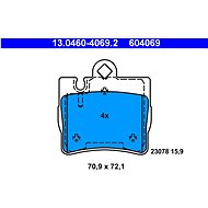 ATE 604069 Brake pad set 13.0460-4069.2 - Brake Pads