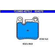 ATE 604070 Brake pad set 13.0460-4070.2 - Brake Pads