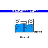 ATE 604072 Brake pad set 13.0460-4072.2 - Brake Pads