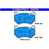 ATE 604700 Brake pad set 13.0460-4700.2 - Brake Pads