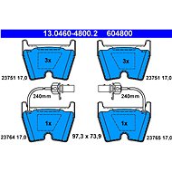 ATE 604800 Brake pad set 13.0460-4800.2 - Brake Pads