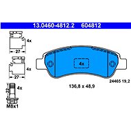 ATE 604812 Brake pad set 13.0460-4812.2 - Brake Pads