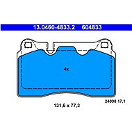 ATE 604833 Brake pad set 13.0460-4833.2 - Brake Pads