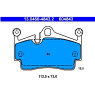 ATE 604843 Brake pad set 13.0460-4843.2 - Brake Pads