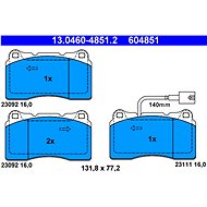 ATE 604851 Brake pad set 13.0460-4851.2 - Brake Pads