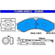 ATE 604860 Brake pad set 13.0460-4860.2 - Brake Pads