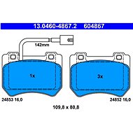 ATE 604867 Brake pad set 13.0460-4867.2 - Brake Pads