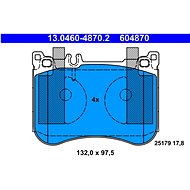 ATE 604870 Brake pad set 13.0460-4870.2 - Brake Pads