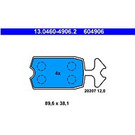 ATE 604906 Brake pad set 13.0460-4906.2 - Brake Pads