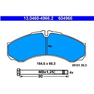 ATE 604966 Brake pad set 13.0460-4966.2 - Brake Pads