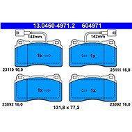 ATE 604971 Brake pad set 13.0460-4971.2 - Brake Pads