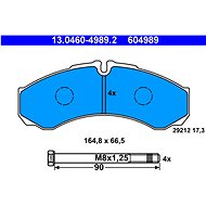 ATE 604989 Brake pad set 13.0460-4989.2 - Brake Pads