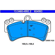 ATE 604993 Brake pad set 13.0460-4993.2 - Brake Pads