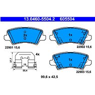 ATE 605504 Brake pad set 13.0460-5504.2 - Brake Pads