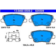 ATE Brake pad set 13.0460-5509.2 - Brake Pads