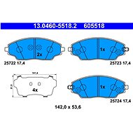ATE Brake pad set 13.0460-5518.2 - Brake Pads