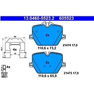 ATE Brake pad set 13.0460-5523.2 - Brake Pads