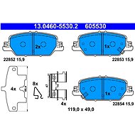 ATE Brake pad set 13.0460-5530.2 - Brake Pads