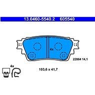 ATE Brake pad set 13.0460-5540.2 - Brake Pads