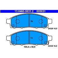 ATE 605631 Brake pad set 13.0460-5631.2 - Brake Pads