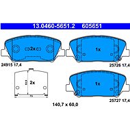 ATE 605651 Brake pad set 13.0460-5651.2 - Brake Pads