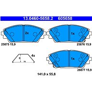 ATE 605658 Brake pad set 13.0460-5658.2 - Brake Pads