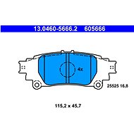ATE 605666 Brake pad set 13.0460-5666.2 - Brake Pads