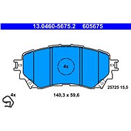 ATE 605675 Brake pad set 13.0460-5675.2 - Brake Pads