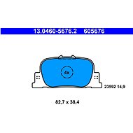ATE 605676 Brake pad set 13.0460-5676.2 - Brake Pads