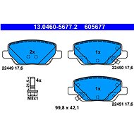 ATE 605677 Brake pad set 13.0460-5677.2 - Brake Pads