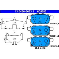 ATE 605683 Brake pad set 13.0460-5683.2 - Brake Pads
