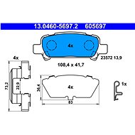 ATE Brake pad set 13.0460-5697.2 - Brake Pads