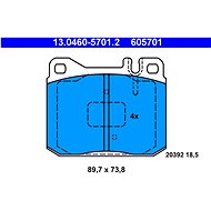 ATE 605701 Brake pad set 13.0460-5701.2 - Brake Pads