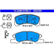 ATE 605709 Brake pad set 13.0460-5709.2 - Brake Pads