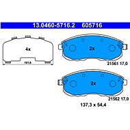 ATE 605716 Brake pad set 13.0460-5716.2 - Brake Pads