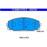 ATE 605722 Brake pad set 13.0460-5722.2 - Brake Pads